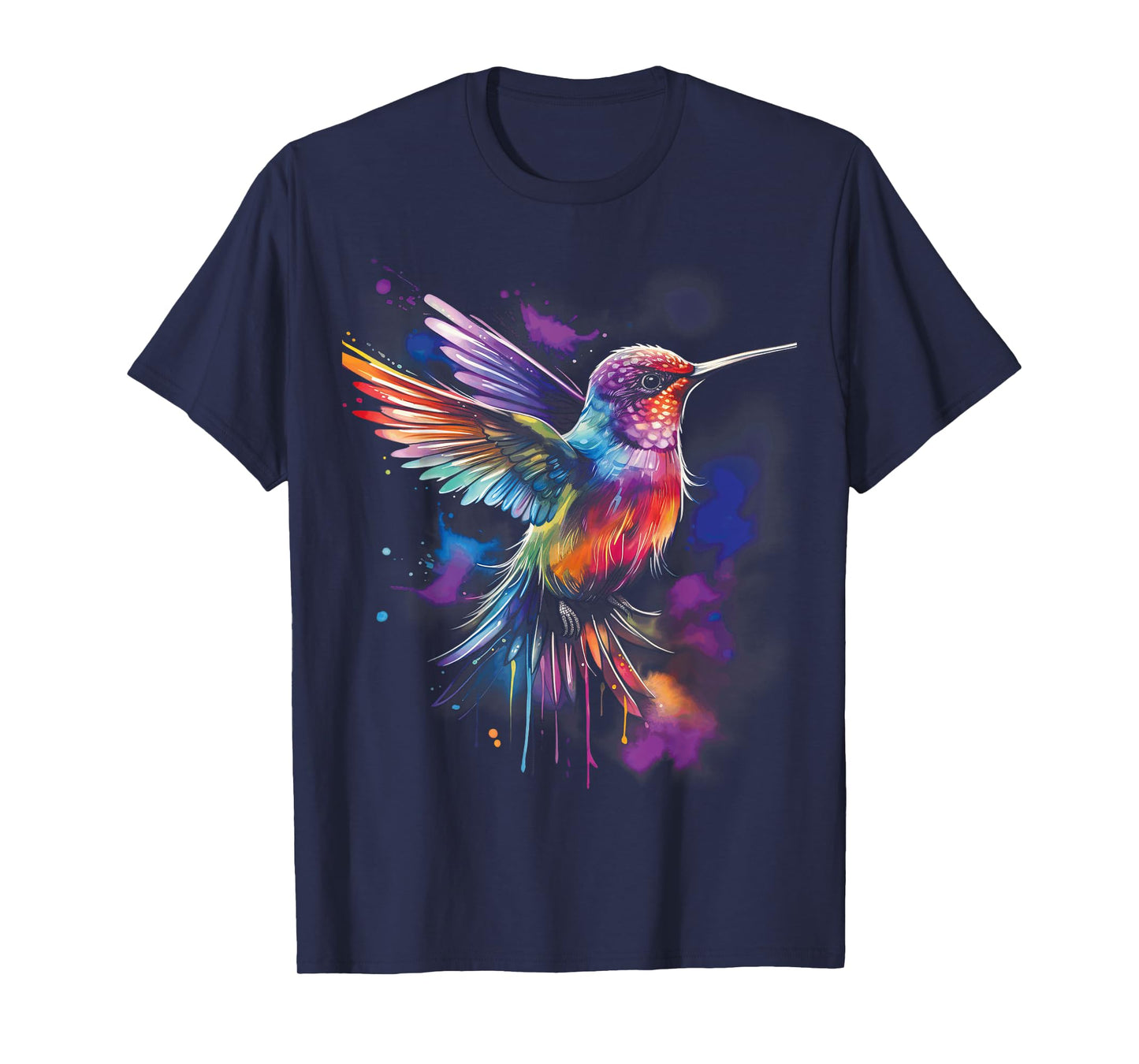 Hummingbird Artwork Bird Birds T-Shirt