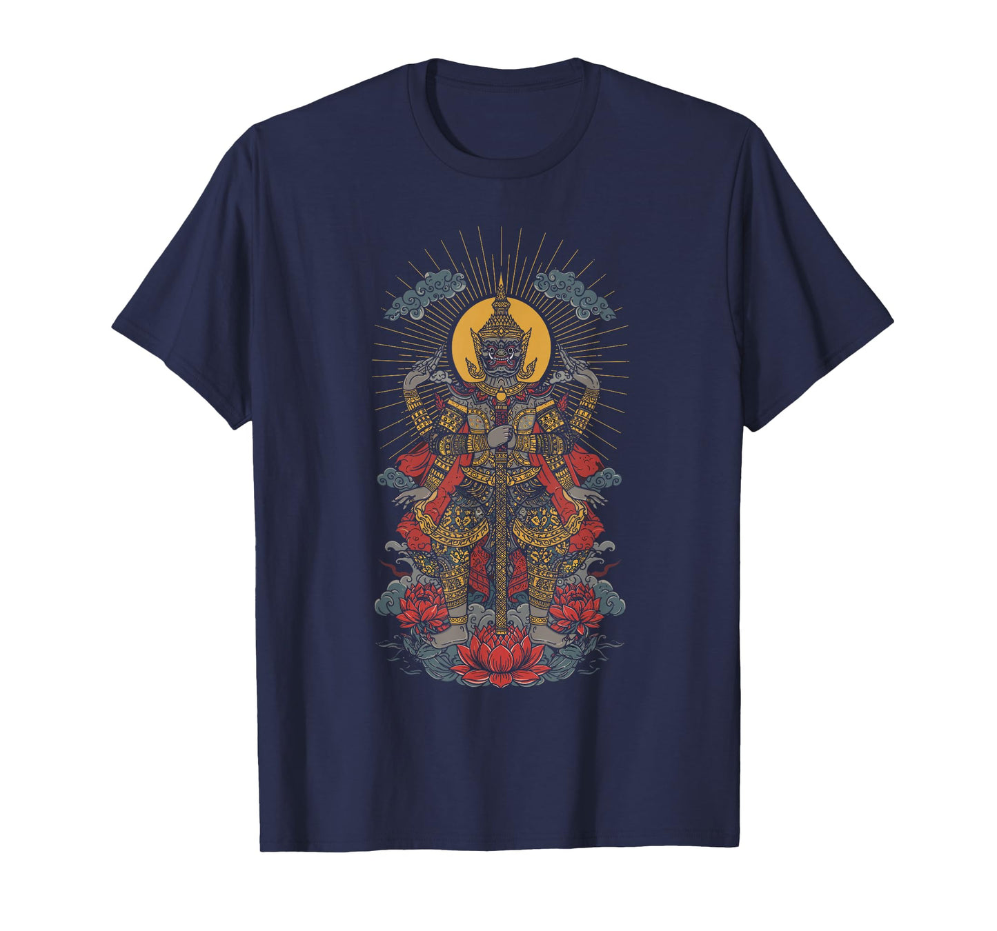 Traditional Khmer Hanuman Cambodian Mythology Design T-Shirt