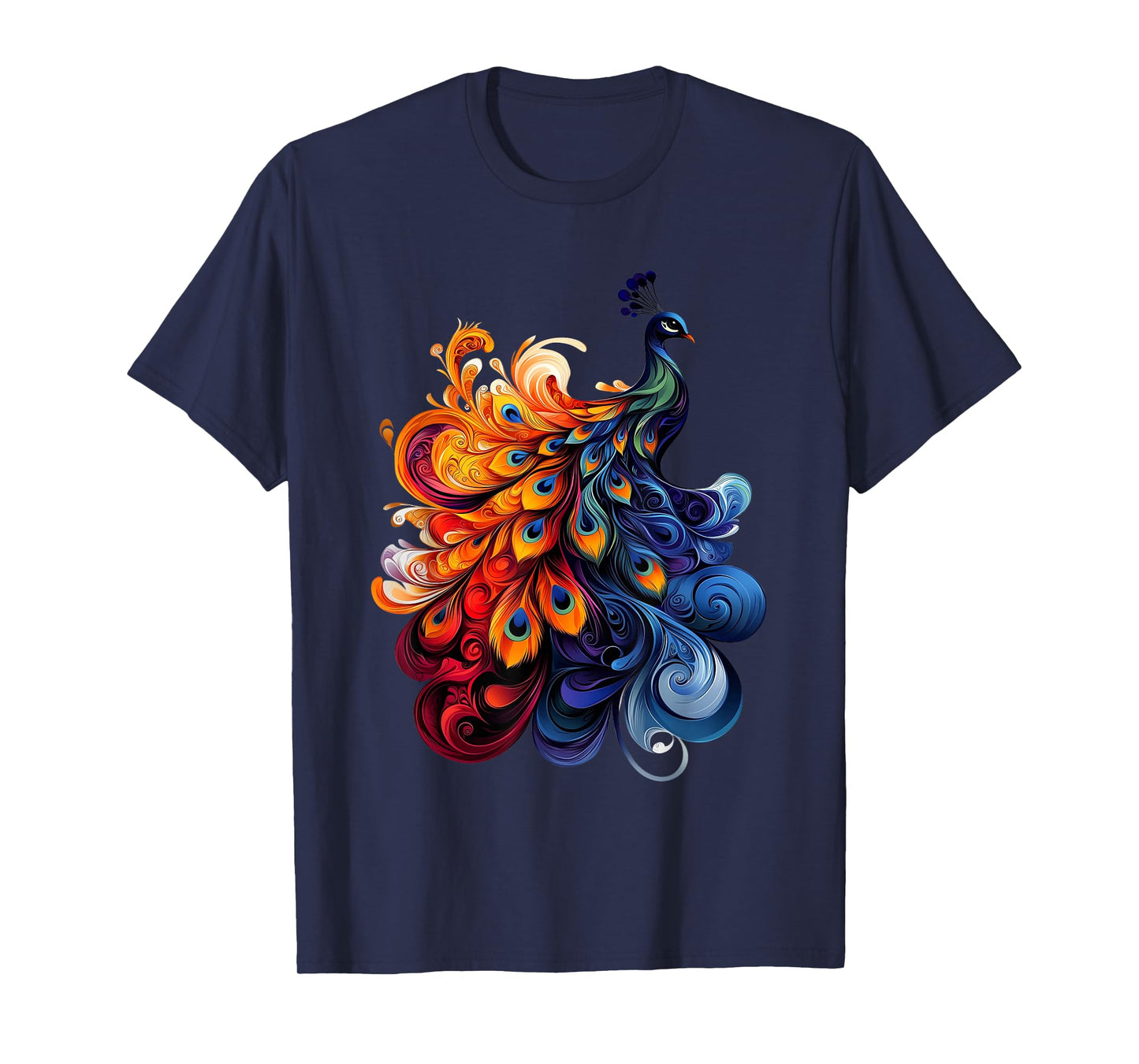 Peacock Wildlife Nature Colorful Peacock T-Shirt