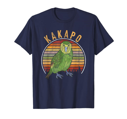 Vintage Kakapo Retro Parrot Bird T-Shirt