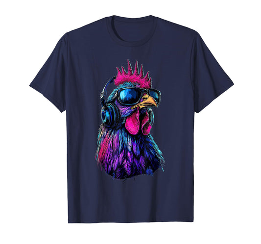 Funny Chicken cool Graffiti Urban art street T-Shirt