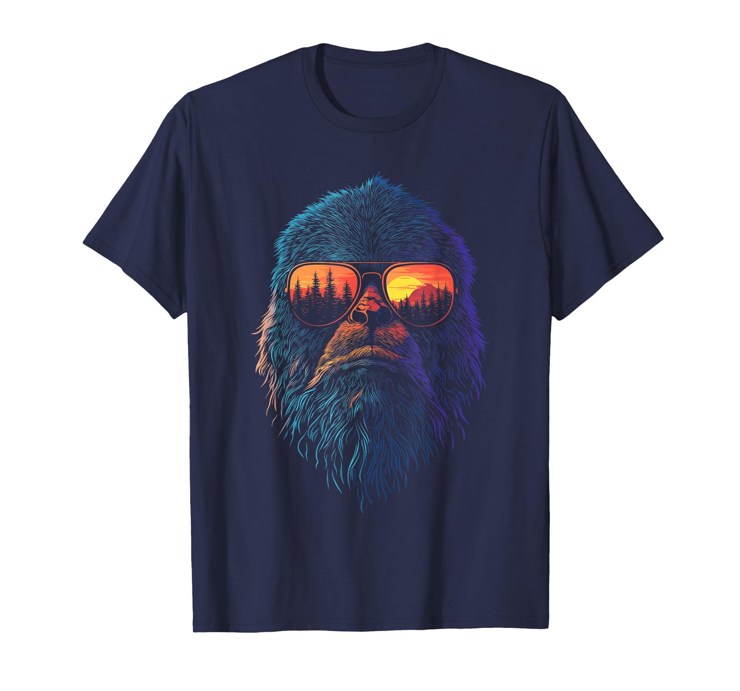 Outdoors Camping Men Women Kids Funny Bigfoot Sasquatch T-Shirt
