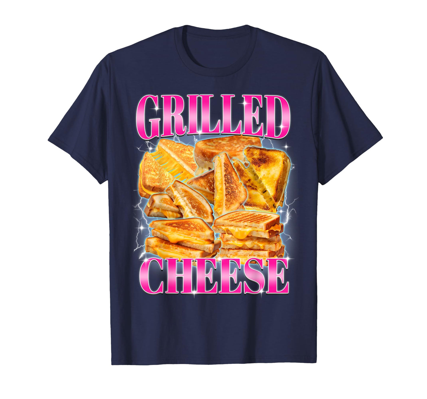 Funny Food Meme Grilled Cheese Sandwiches Food Lover T-Shirt