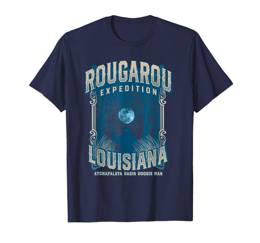 Rougarou Expedition Louisiana Swamp Monster Werewolf Legend T-Shirt