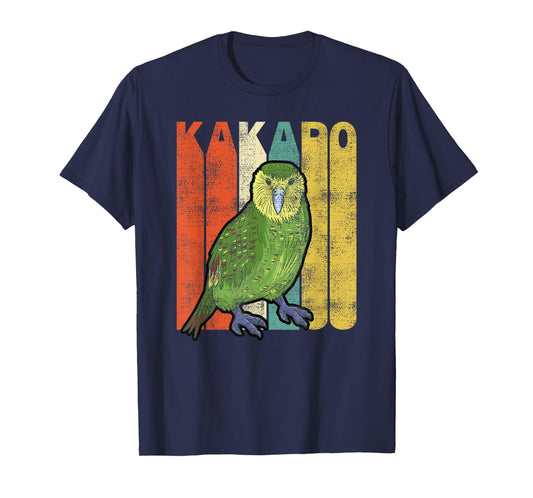 Vintage Kakapo Retro Parrot Bird T-Shirt