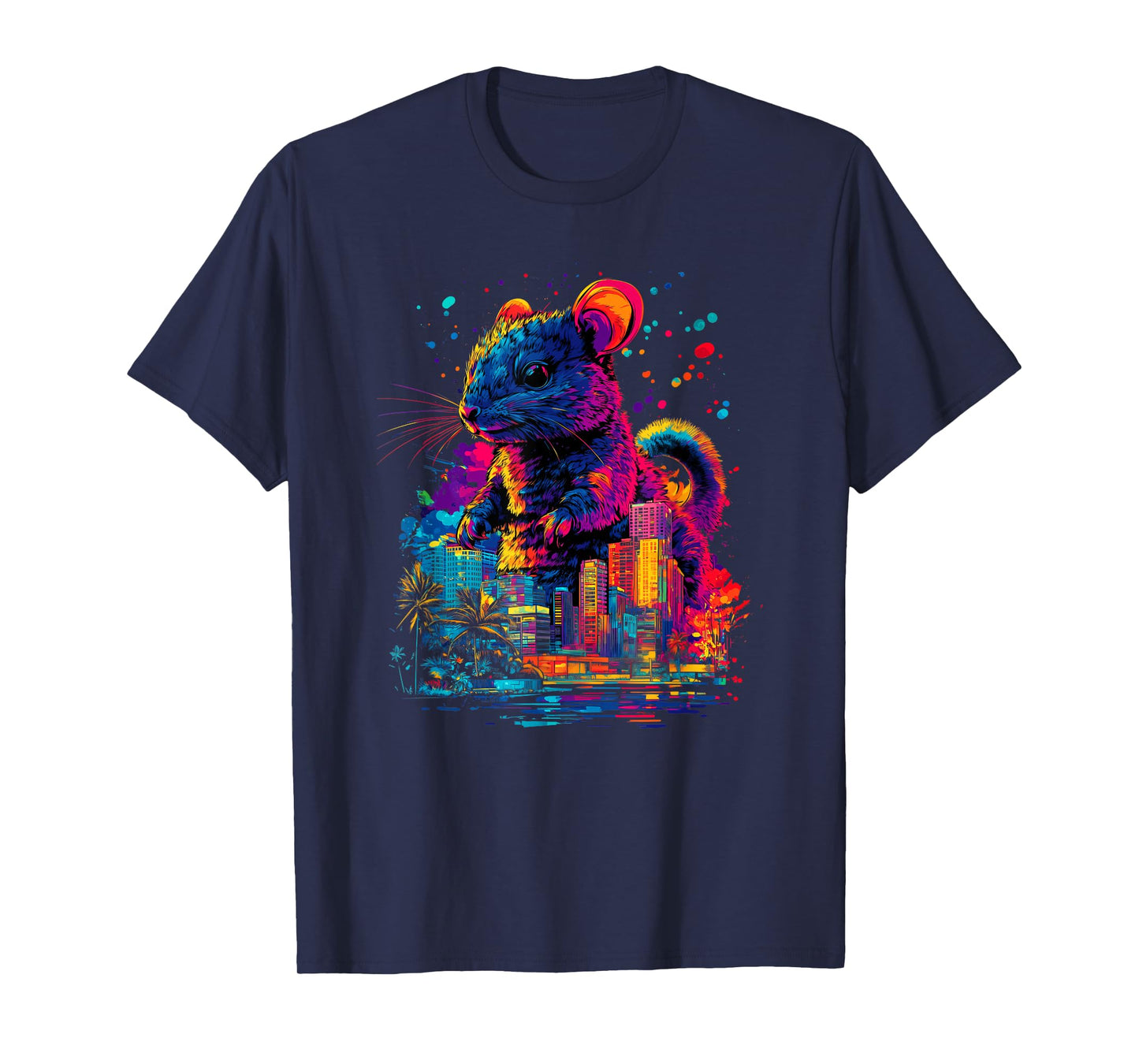 Colorful Chinchilla, Funny Chinchilla, Chinzilla T-Shirt