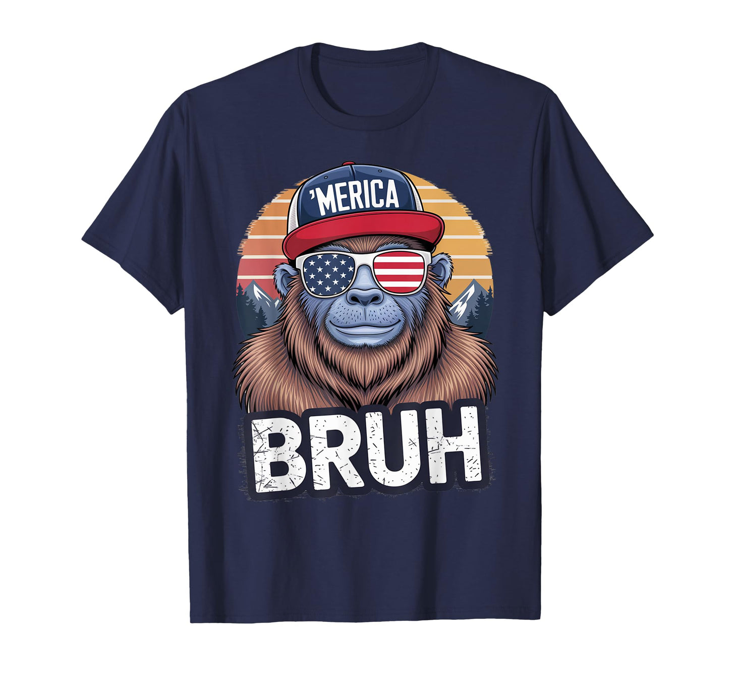 Cool Bruh Yeti Graphic for Men and Boys T-Shirt