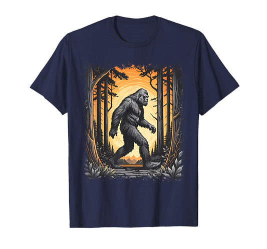 Sasquatch Bigfoot Forest Graphic For Men Women T-Shirt