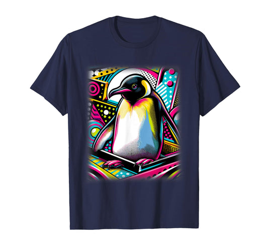 Cool Popart Penguin Lover Pop-Art Penguin T-Shirt
