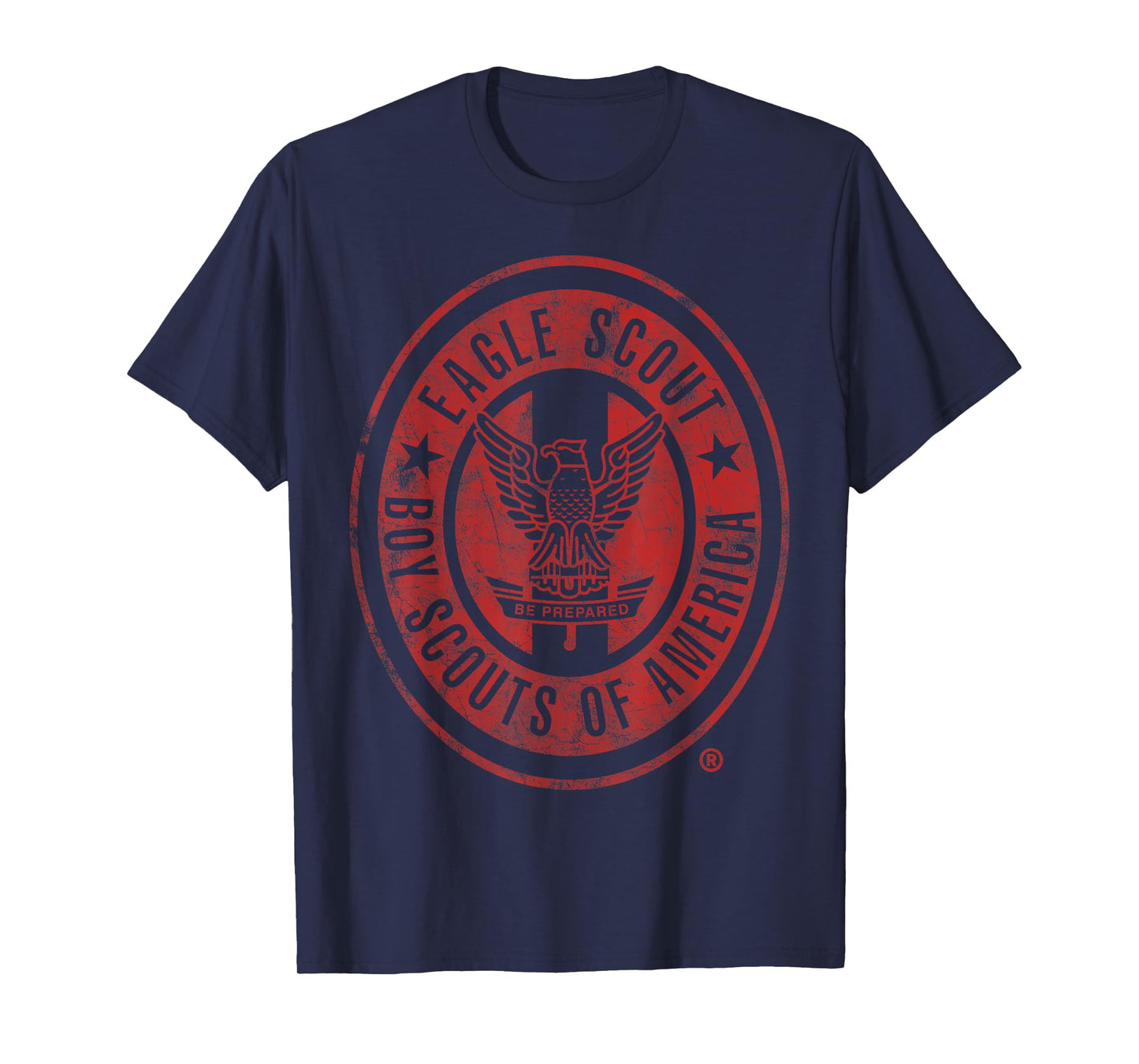 Eagle Scout Vintage (Red Distressed) T-Shirt