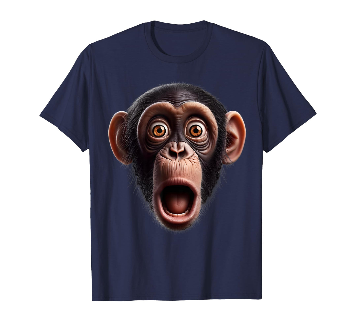 Funny Monkey Face chimpanzee T-Shirt