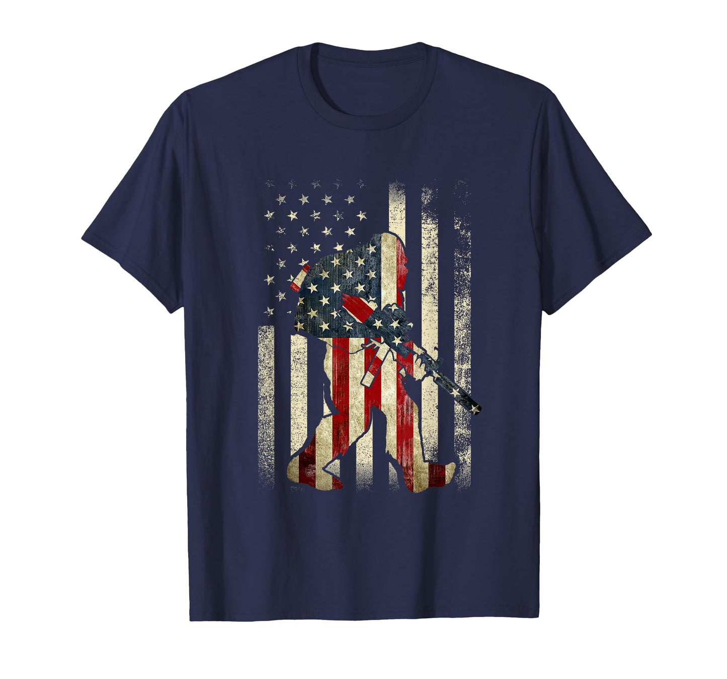 Bigfoot 2nd Amendment Right to Bear Arms Gift for Gun Owner T-Shirt