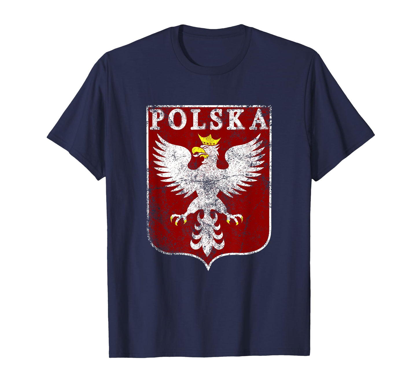Polish Eagle Polish Crest Vintage Polska Eagle Poland T-Shirt