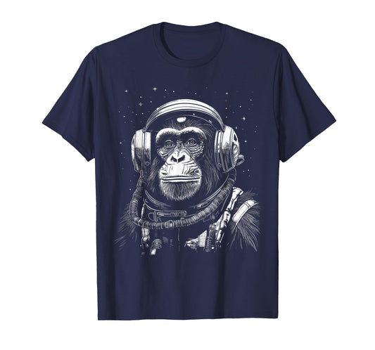 ASTRONAUT MONKEY SPACE EXPLORATION T-Shirt
