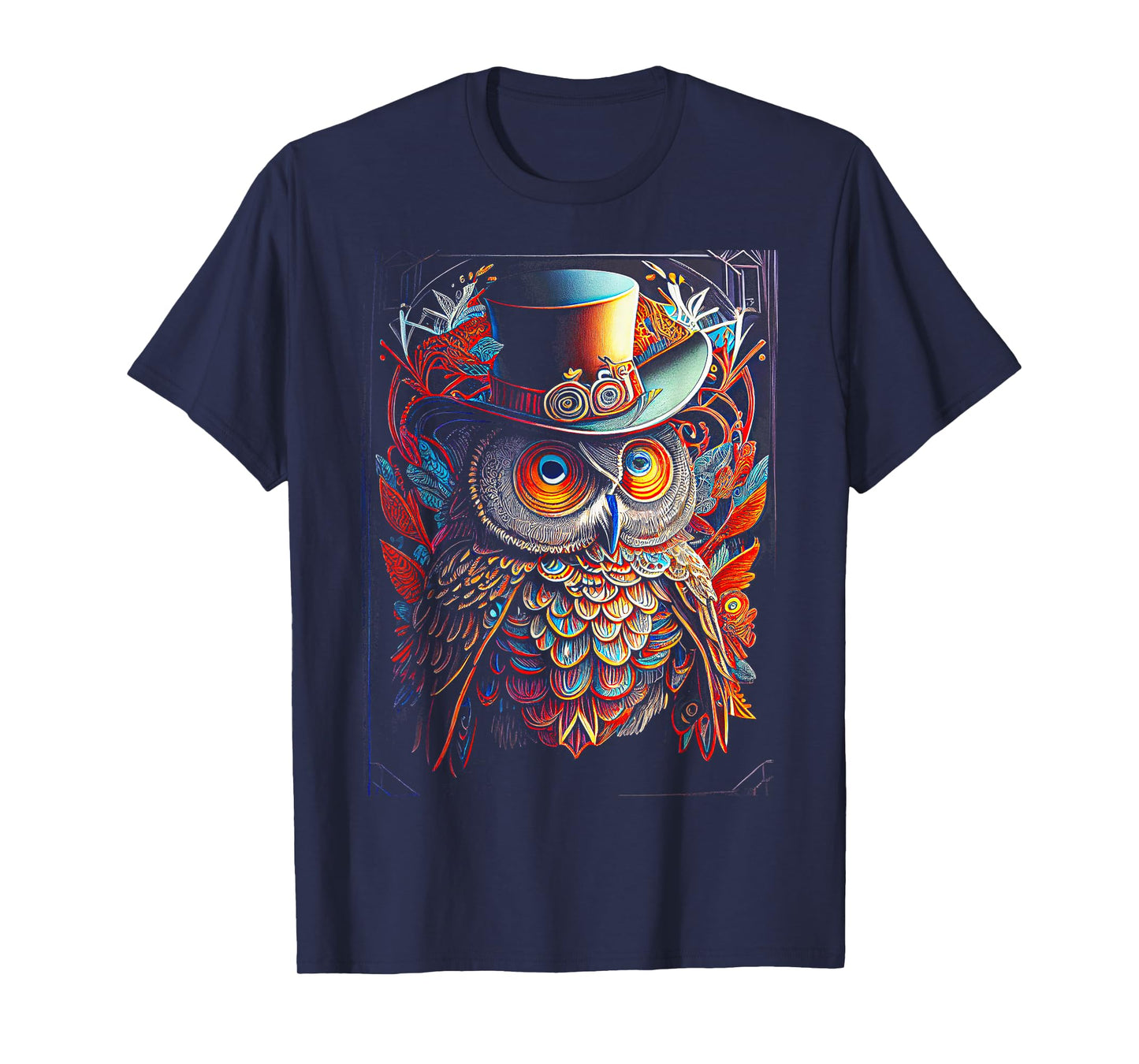Owl Colorful Bird Art Owl Graphic Animal Owls Owl T-Shirt