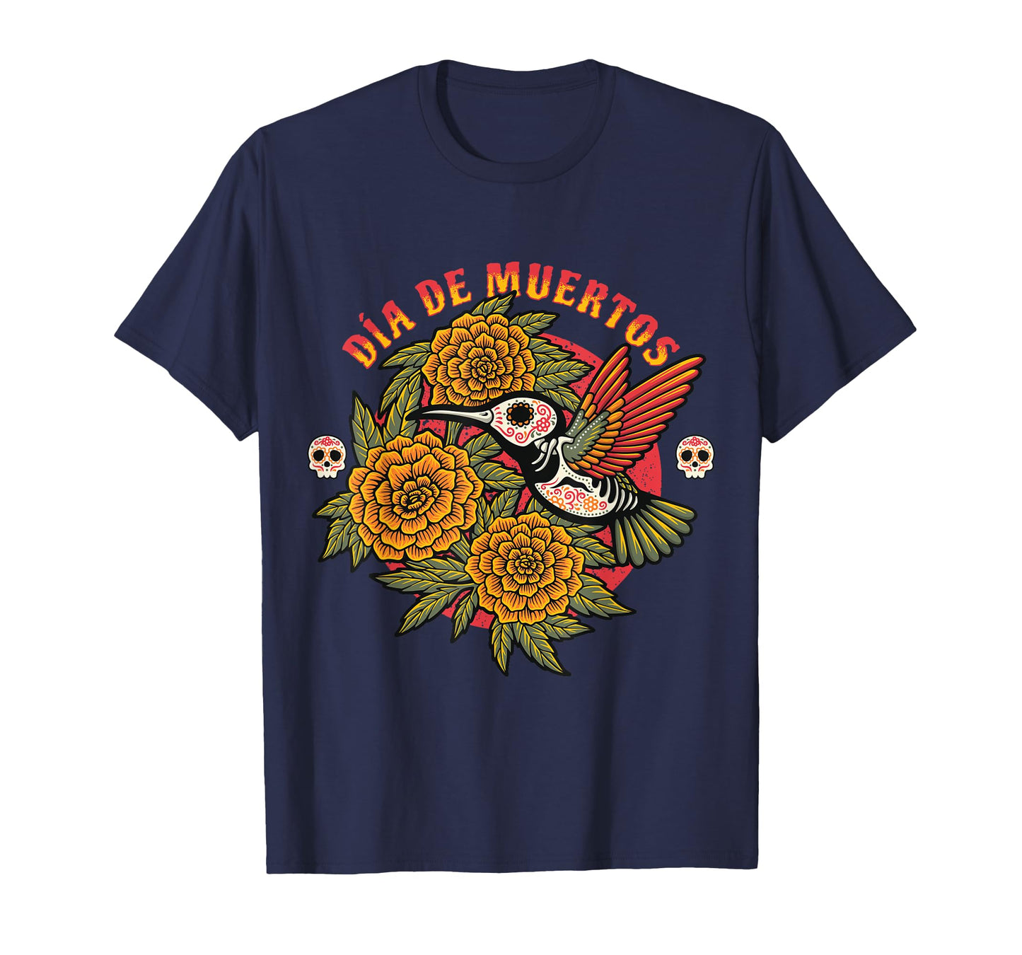 Dia de Muertos - Day of the Dead Hummingbird T-Shirt