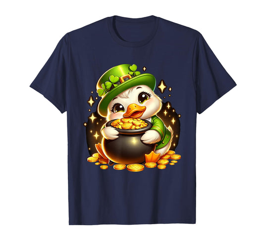 Duck Leprechaun Cute Funny Duck St. Patricks Day T-Shirt