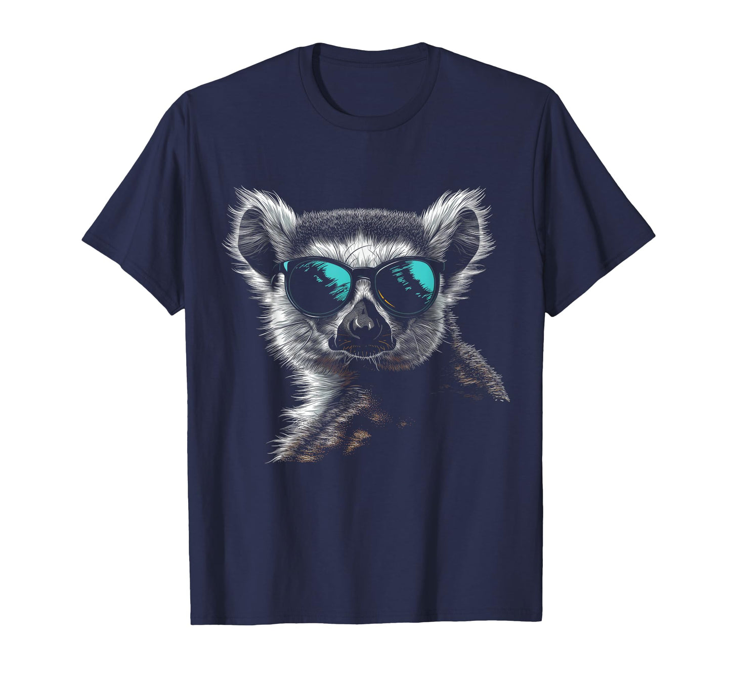 Lemur Wearing Sunglasses Funny Animal Monkey Lemur Lover T-Shirt