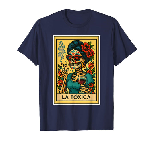 Spanish-Mexican Bingo Card Gifts Toxica Gifts - La Toxica T-Shirt