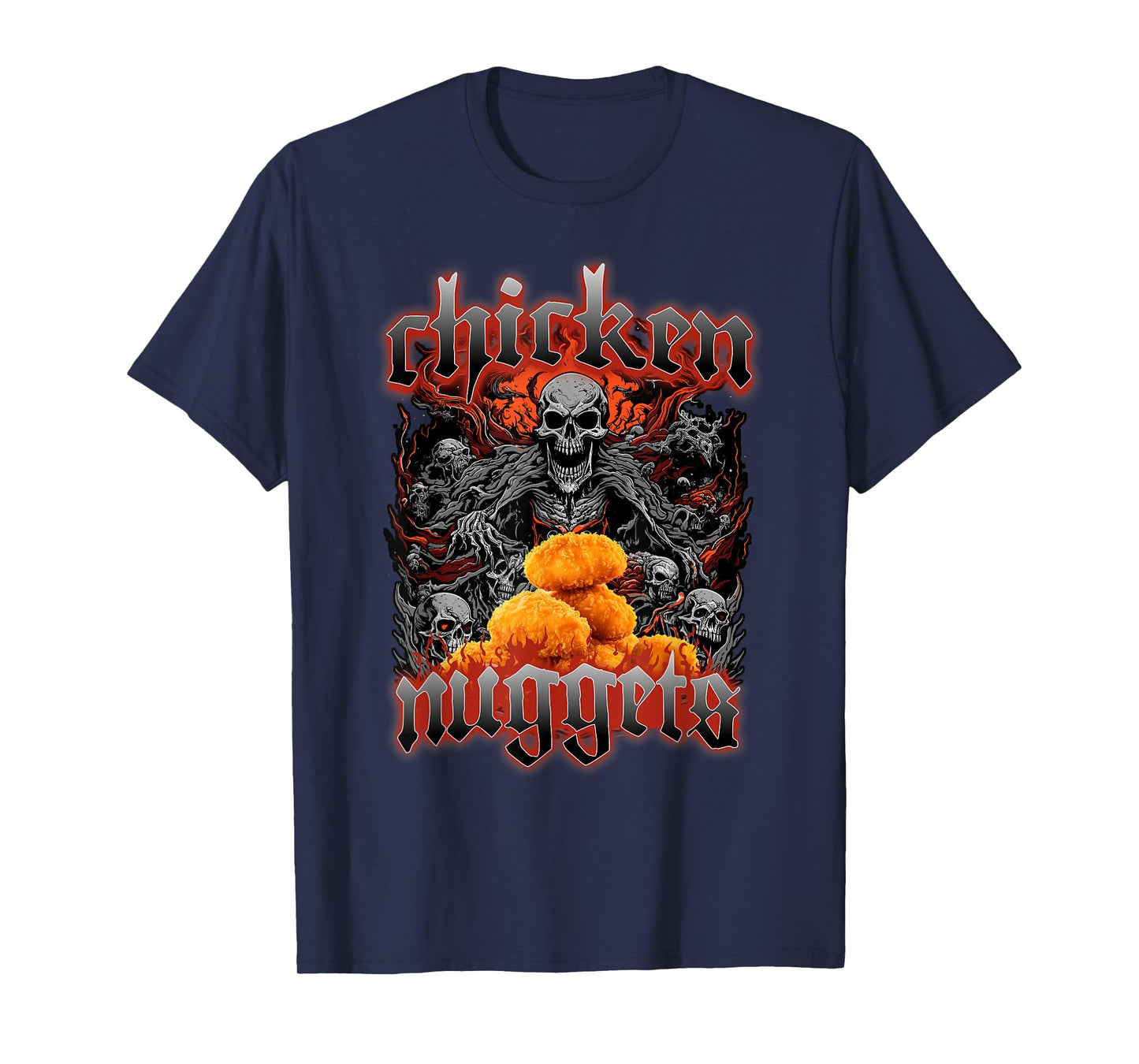 Chicken Nuggets Death Metal Kids Nuggies Chicken Nuggets T-Shirt