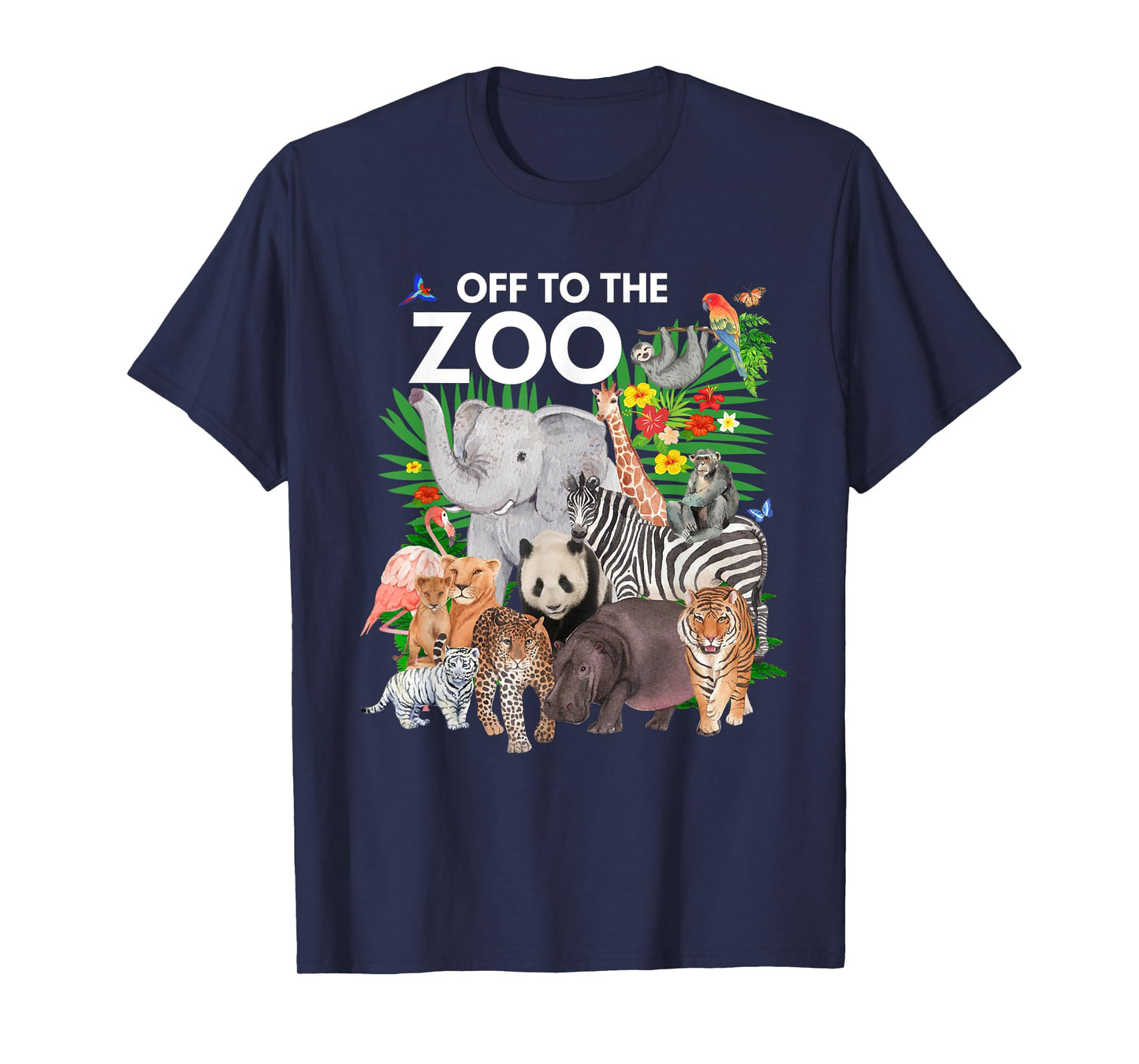 Zoo Animals Safari Party A Day At The Zoo Safari Zoo Animal T-Shirt