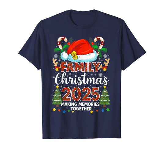 Family Christmas 2025 Matching Family Christmas Xmas Squad T-Shirt