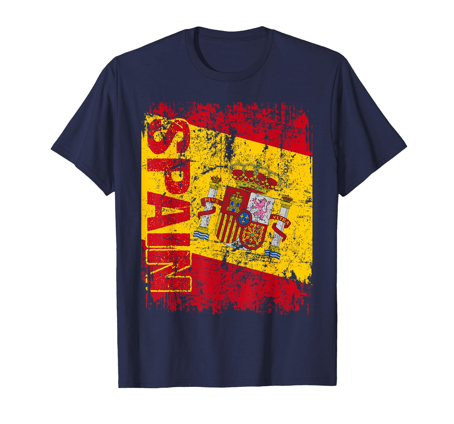 SPAIN Flag Vintage Distressed SPAIN T-Shirt