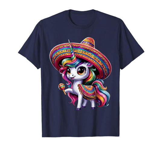 Cinco de Mayo Mexican Unicorn T-Shirt