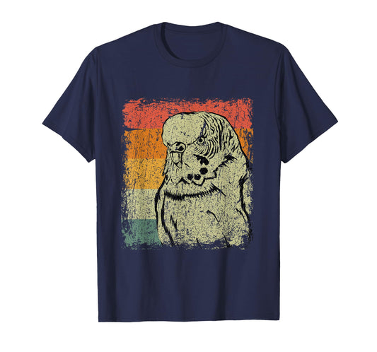 Retro Budgie Gift Vintage Budgie Bird T-Shirt