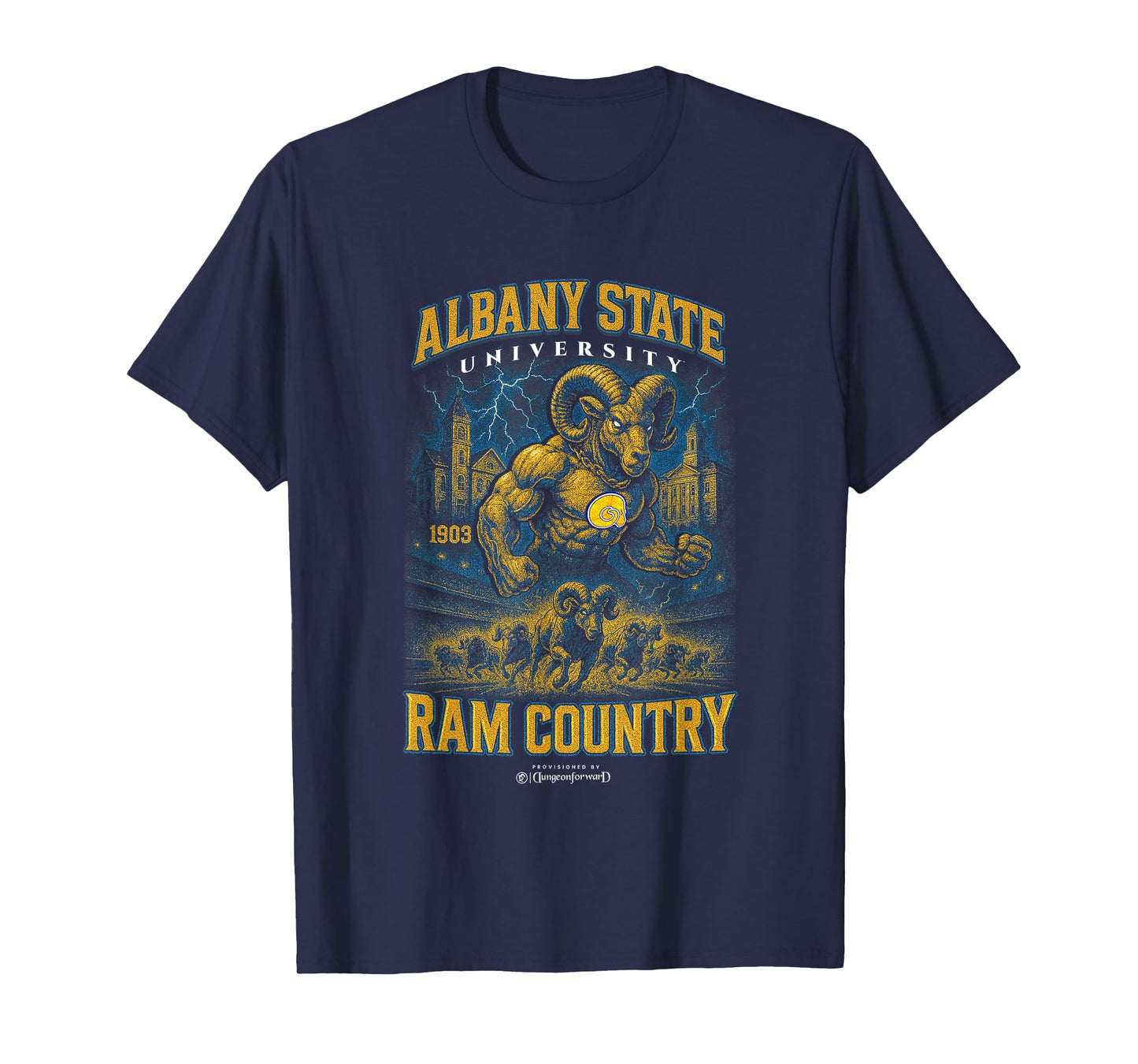 Albany State University - The Yard HBCU Bootleg - ASU T-Shirt