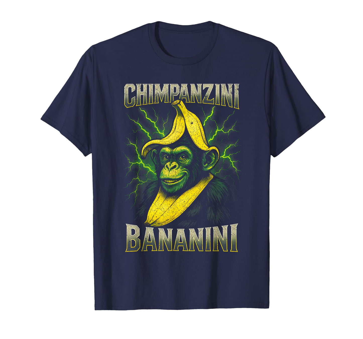 Chimpanzini Bananini Meme Monkey Chimp Italian Brainrot T-Shirt