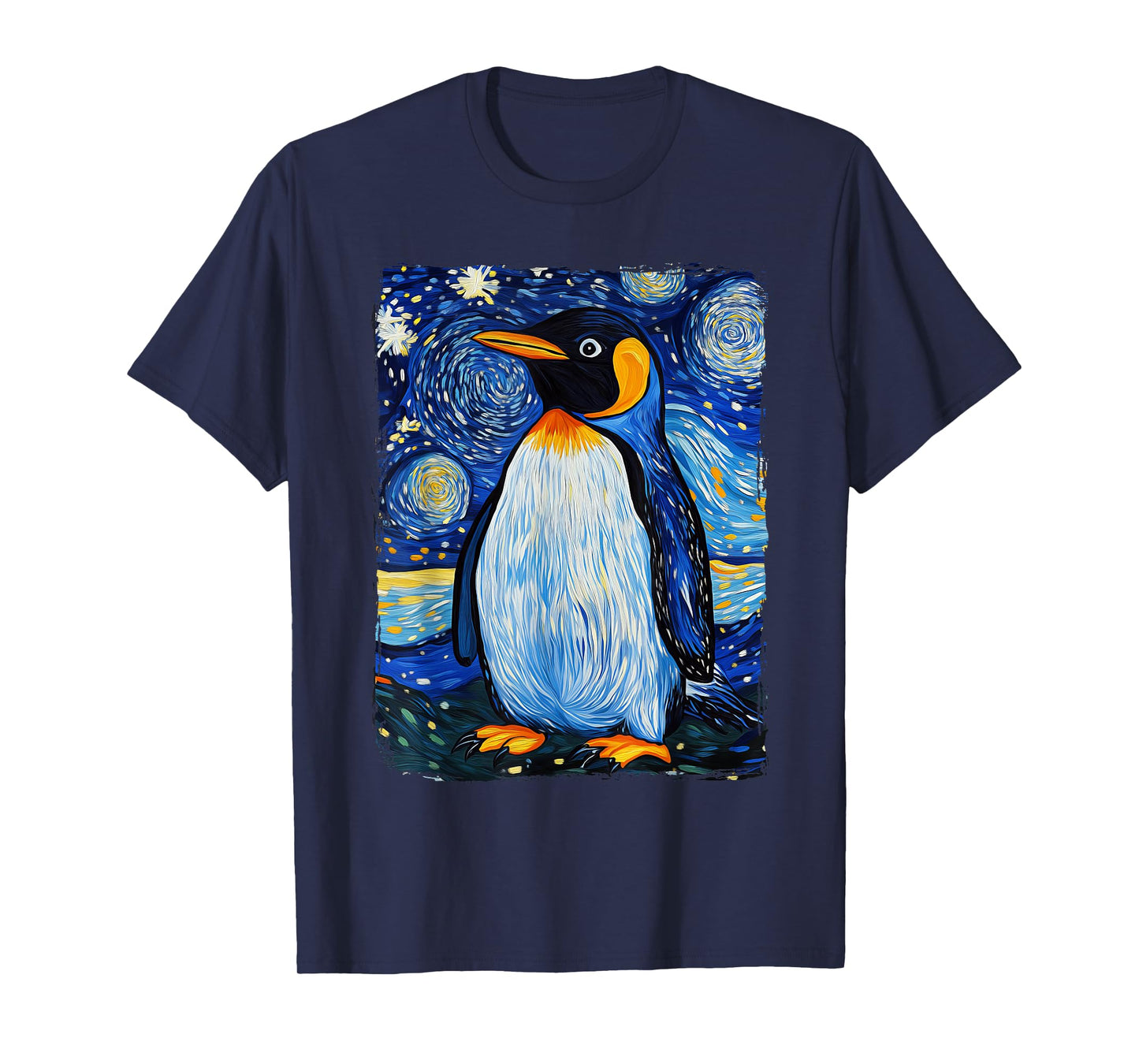 Penguin Starry Night T-Shirt