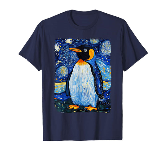 Penguin Starry Night T-Shirt