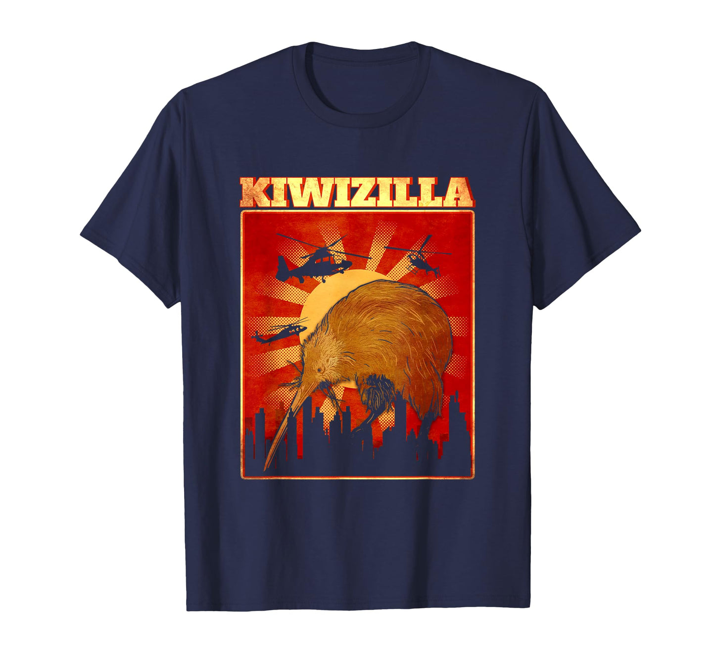 Kiwi Bird Bird Lover Kiwizilla T-Shirt