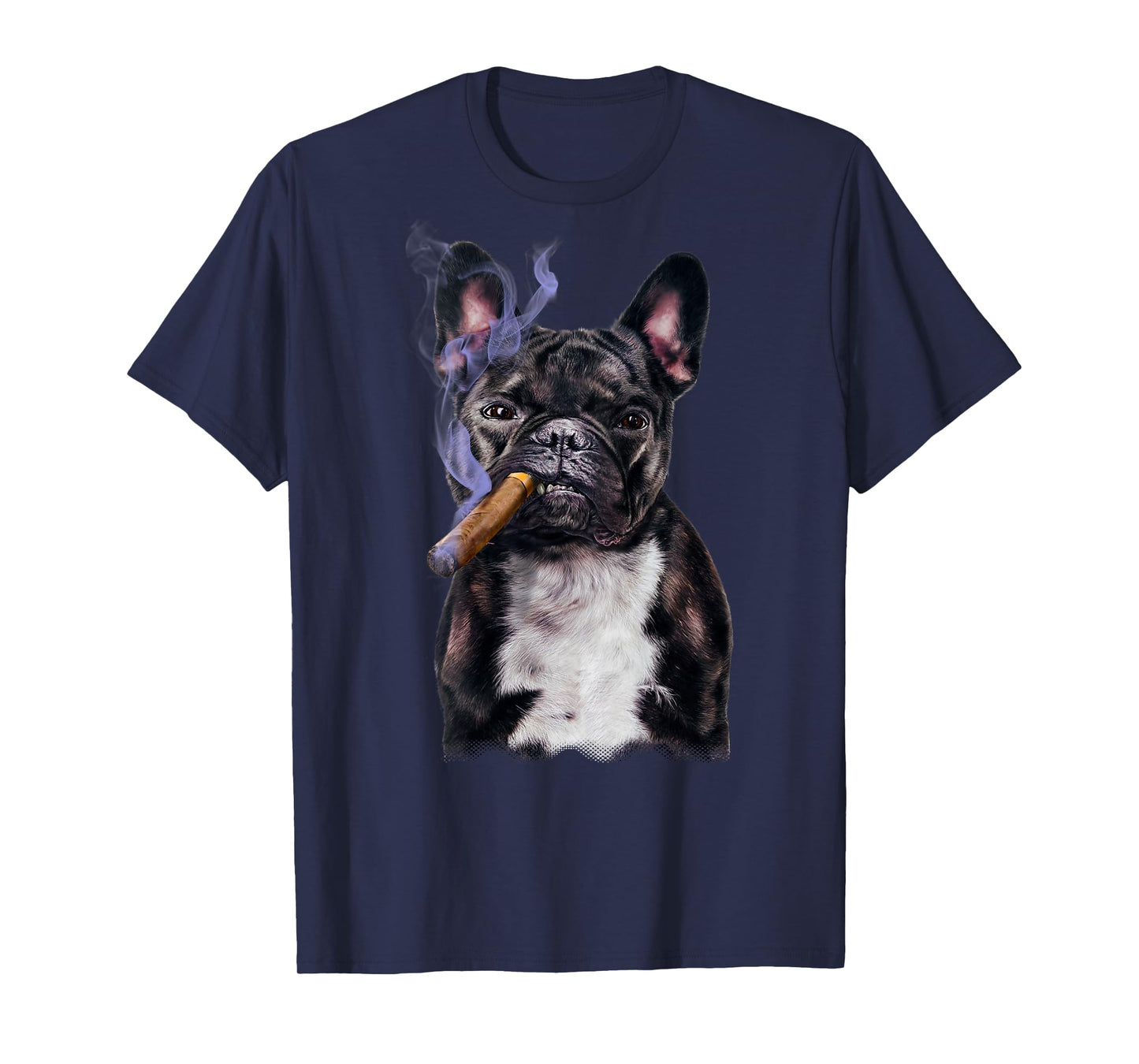 French Bull Dog with Cigar T-Shirt for Men Women