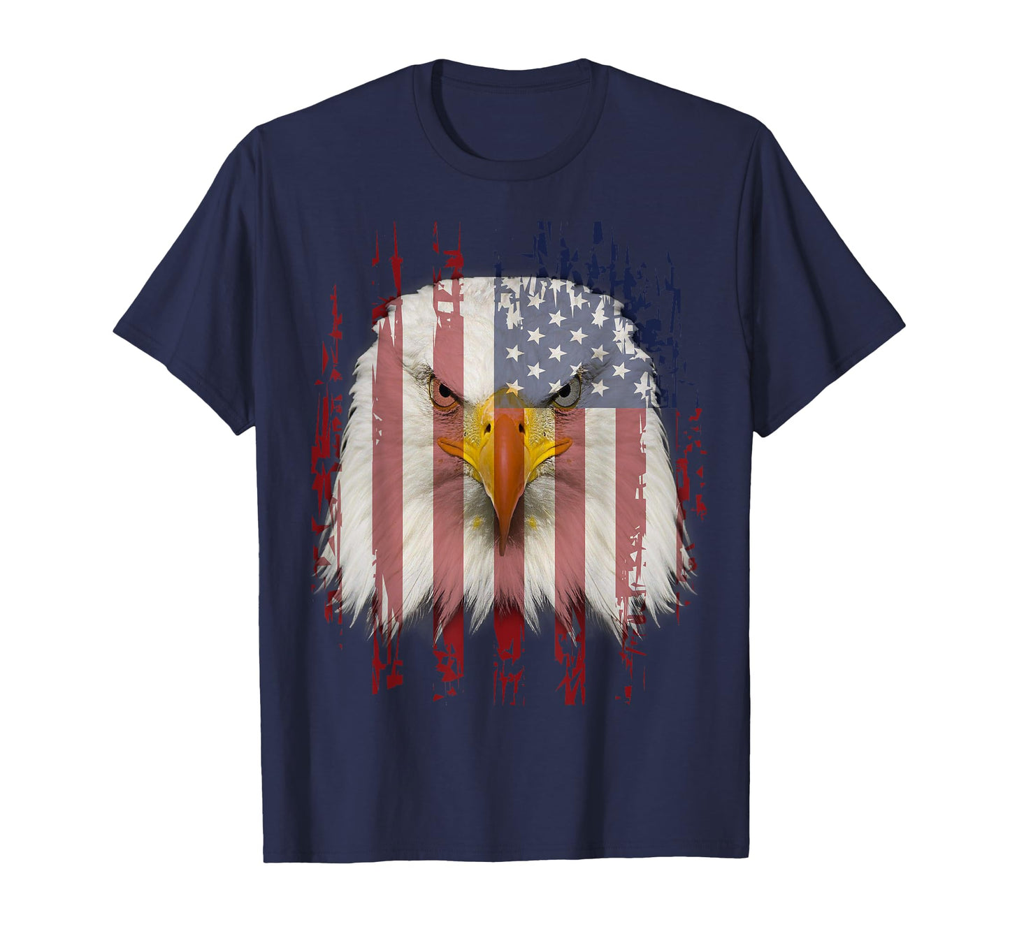 USA Eagle T-Shirt With American Flag T-Shirt