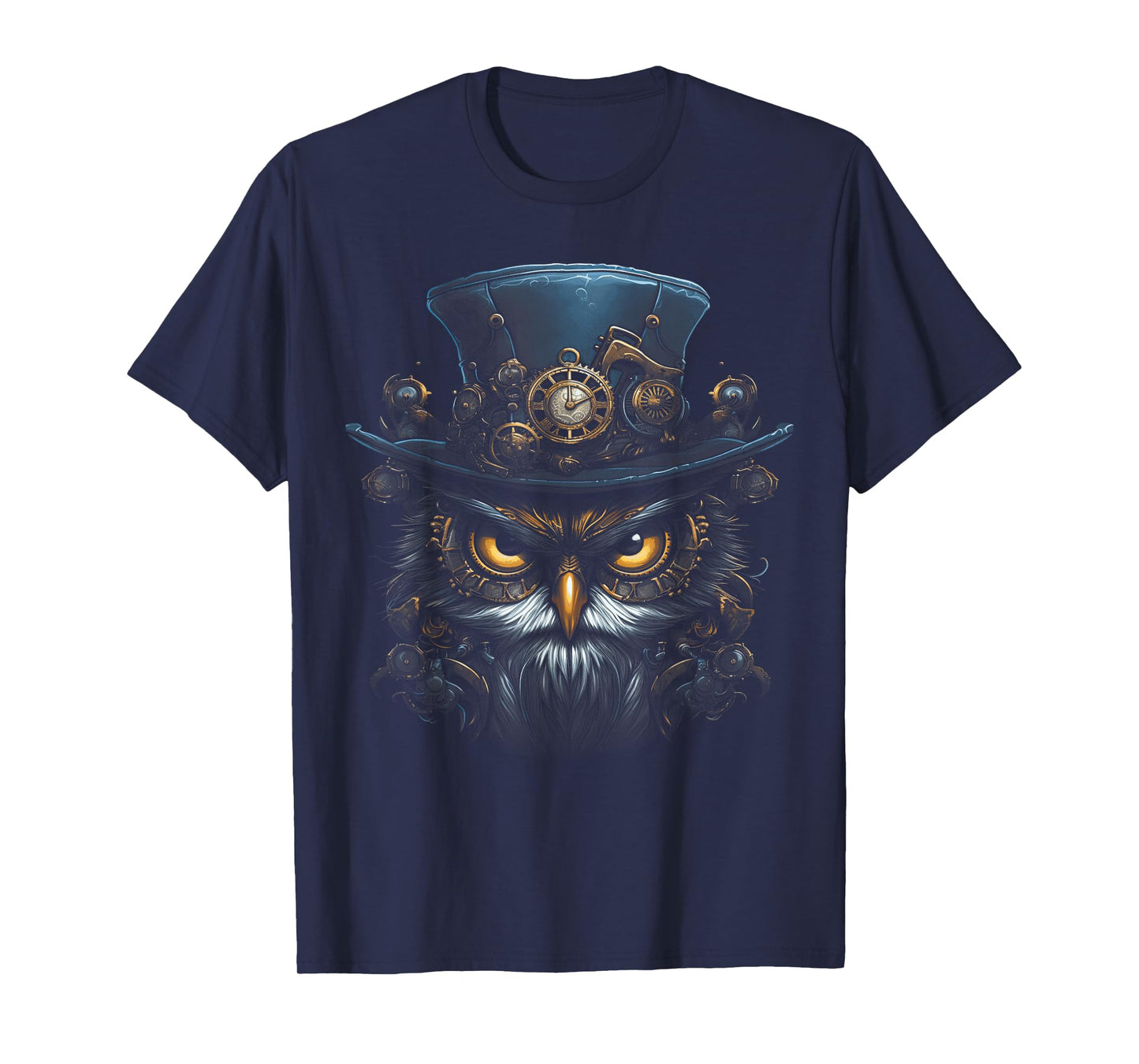 Steampunk Mechanical owl Victorian Bird T-Shirt