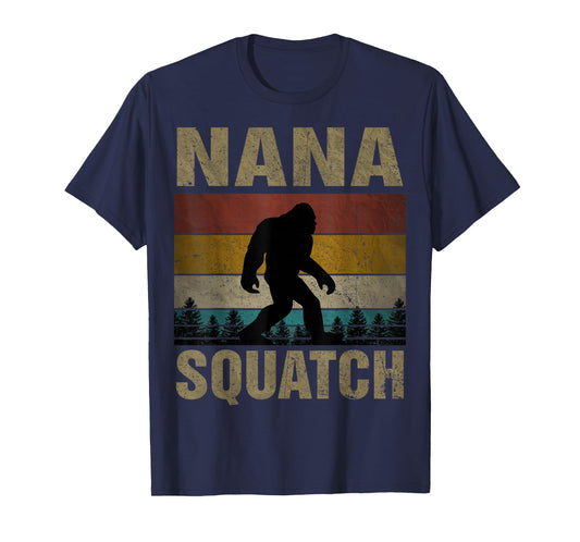 Nana Squatch Bigfoot Nana Sasquatch Yeti Family Matching T-Shirt