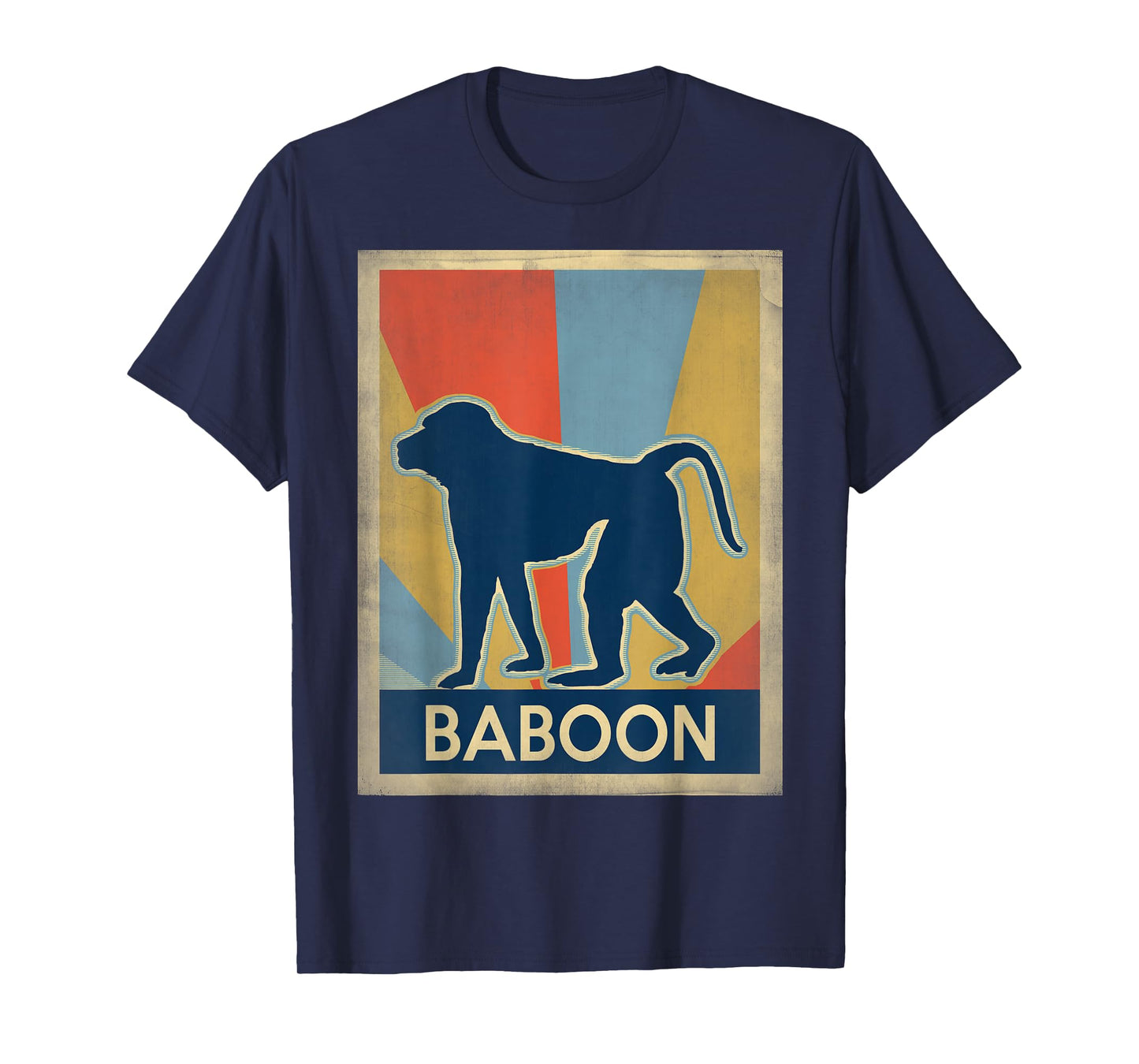 Vintage Style baboon T-Shirt