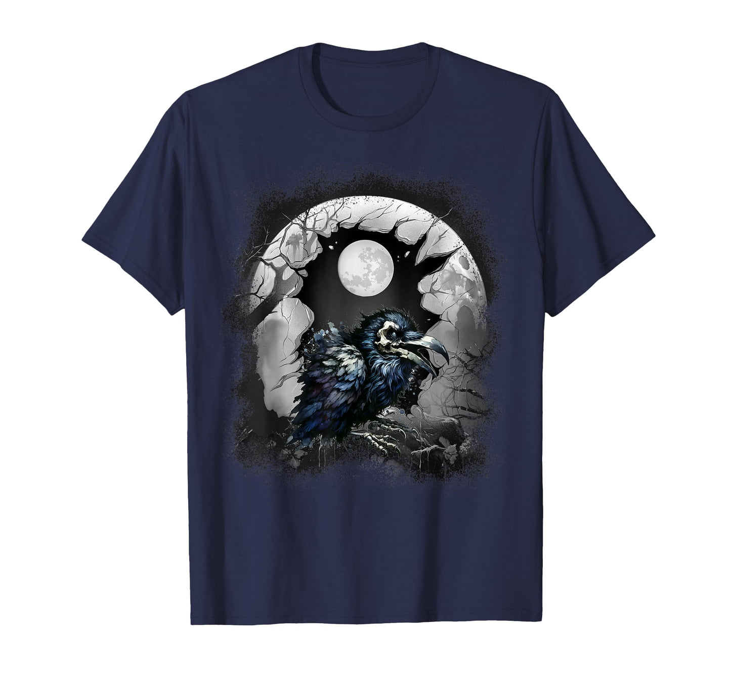 Mystical Halloween Raven Raven Crow Crow Women Men T-Shirt