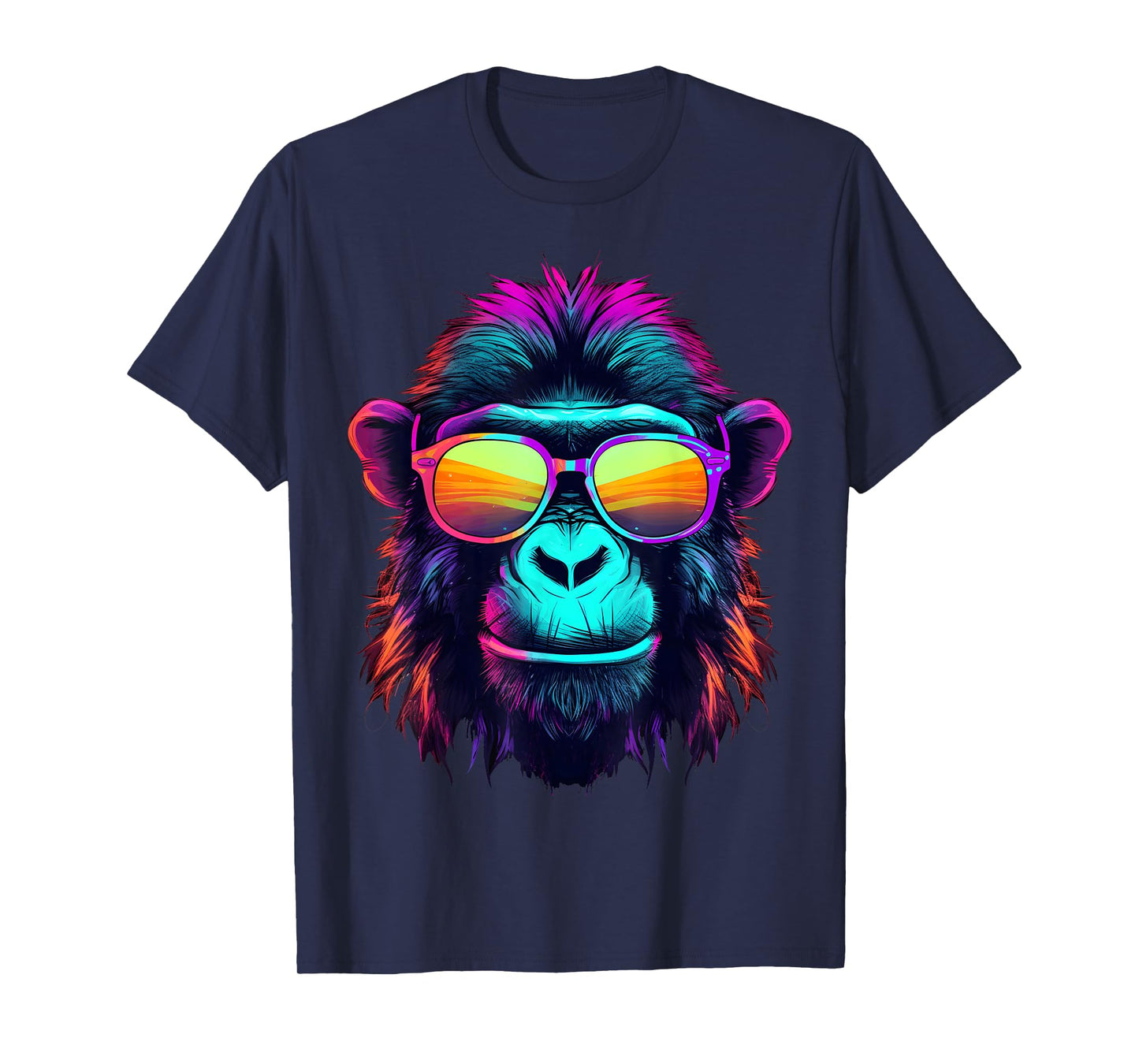 Cool Chimp with Sunglasses. T-Shirt