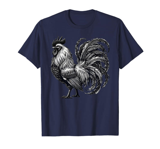 Rooster Chicken Art T-Shirt