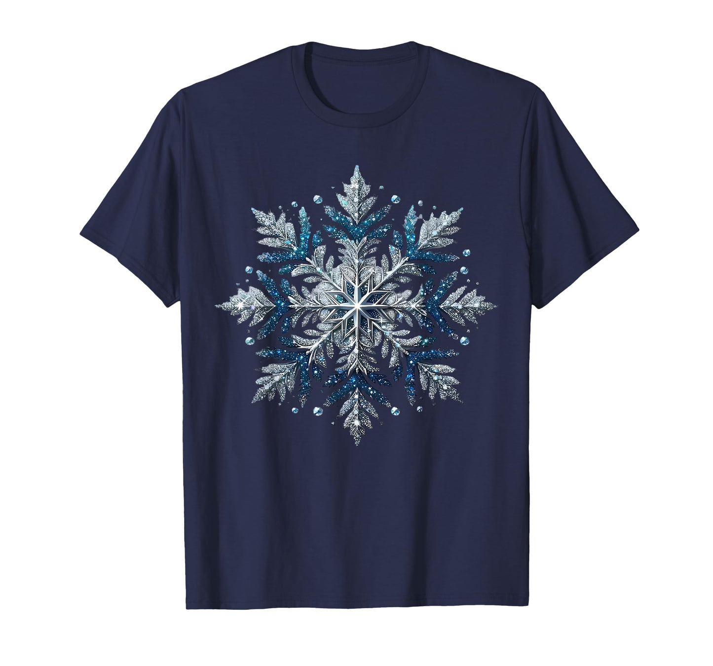 Snowflake Snow Merry Christmas Xmas Family Pajamas Holiday T-Shirt