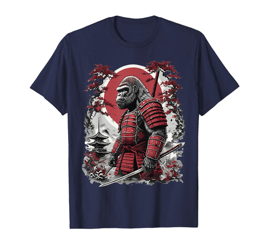 Vintage Samurai Bigfoot Japanese Art Ukiyo-e Art Funny T-Shirt