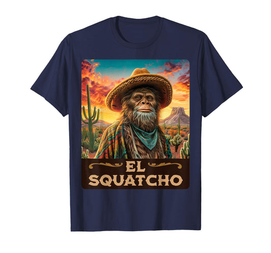 Guardian of the desert: Bigfoot, Sasquatch, & El Squatcho T-Shirt
