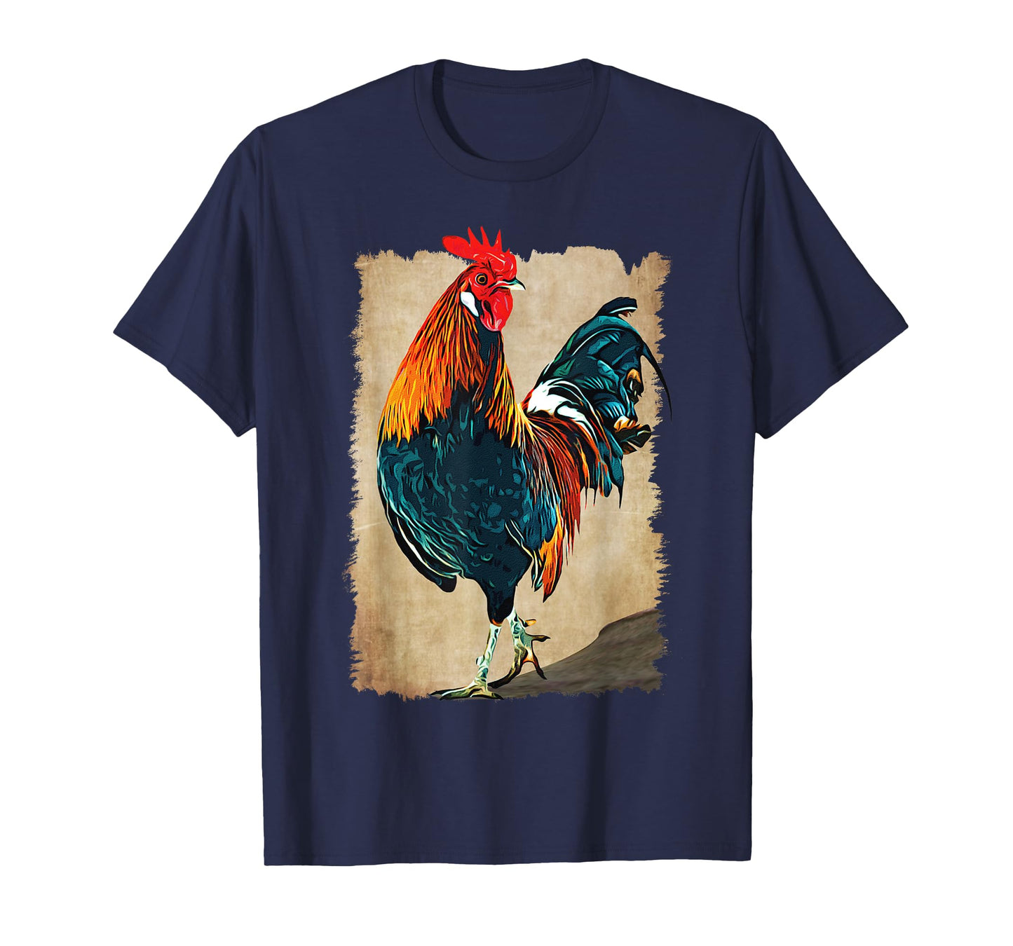 Rooster Shirt Cock Fight Chicken Vintage T-Shirt
