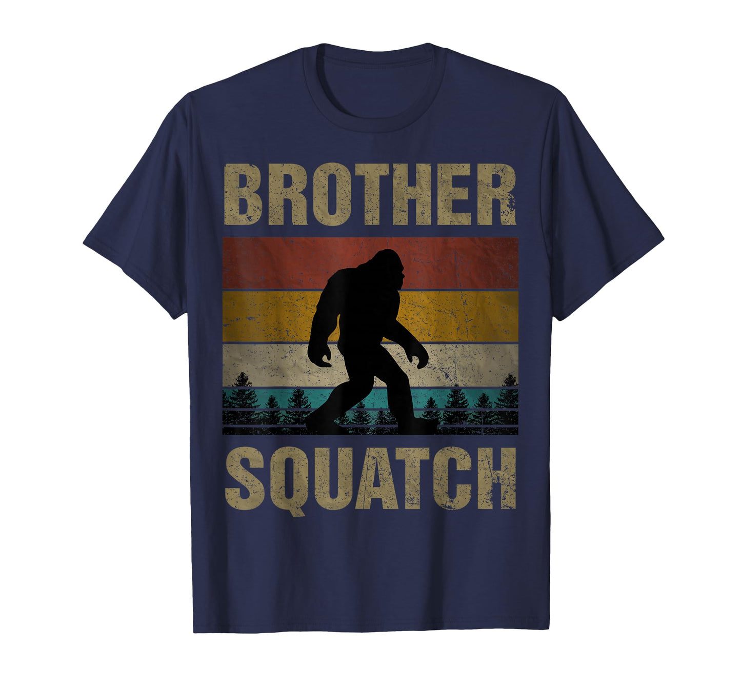 Brother Squatch Bigfoot Brother Sasquatch Yeti Family T-Shirt