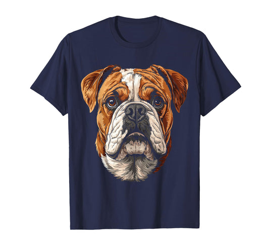 British Bulldog Dog Graphic Pet Art British Bulldog Men Women Kids T-Shirt