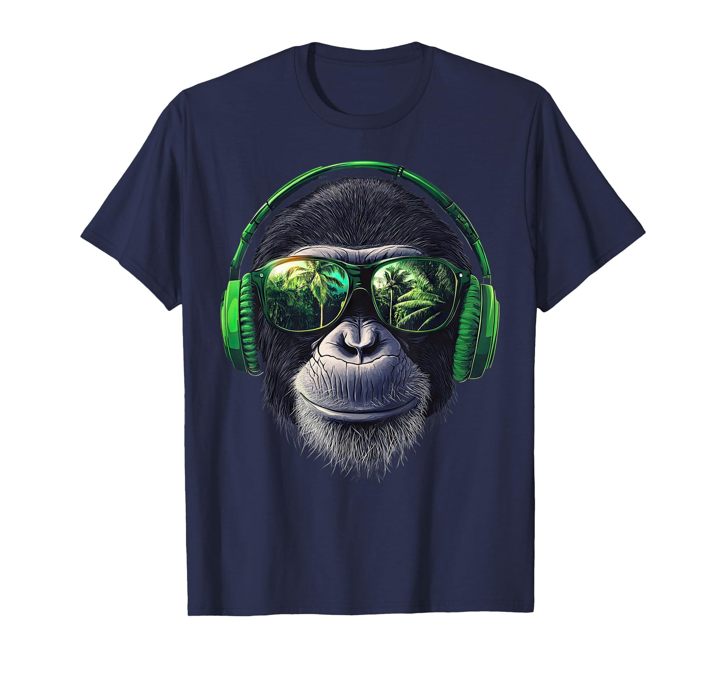 Funny Monkey with sunglasses cool Graffiti Urban art street T-Shirt