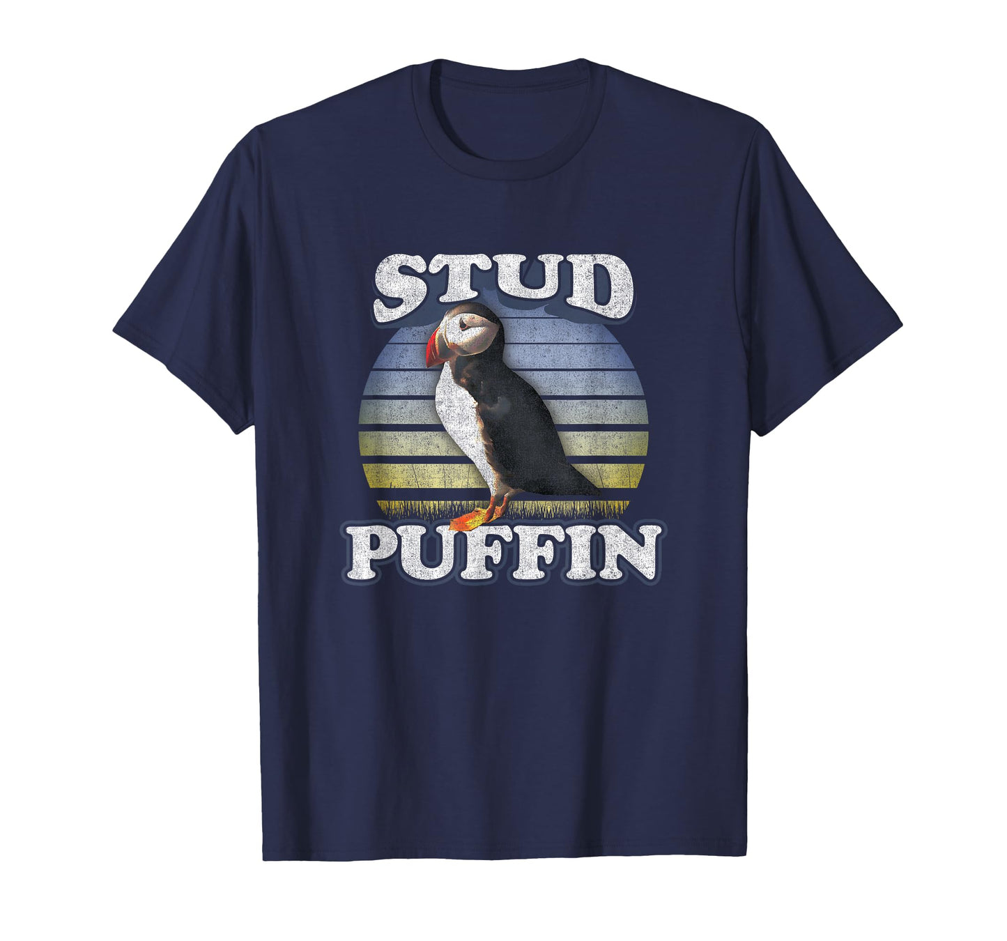 Funny Stud Muffin Vintage Retro Style Stud Puffin T-Shirt
